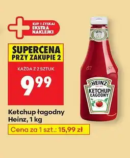 Biedronka Ketchup łagodny Heinz, 1 kg oferta