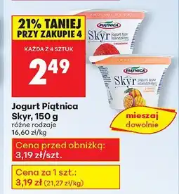 Biedronka Jogurt Piątnica Skyr, 150 g oferta
