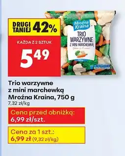 Biedronka Trio warzywne z mini marchewką Mroźna Kraina, 750 g oferta