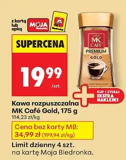 Biedronka Kawa rozpuszczalna MK Café Gold, 175 g oferta