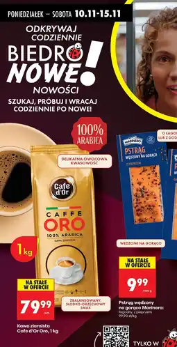 Biedronka Pstrąg wędzony na gorąco Marinero: łagodny, z pieprzem oferta