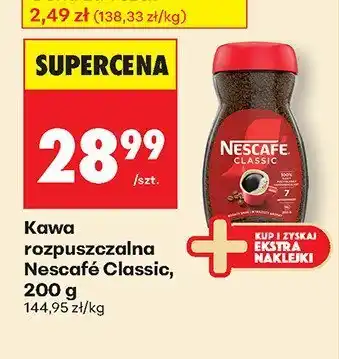Biedronka Kawa rozpuszczalna Nescafé Classic, 200 g oferta