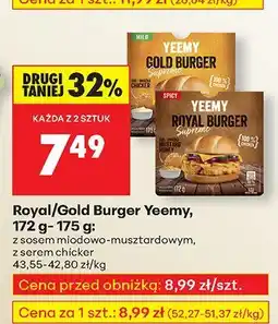 Biedronka Royal/Gold Burger Yeemy, 172 g-175 g oferta