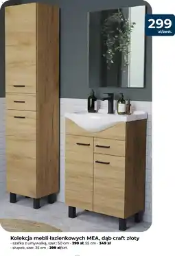 Mrówka Kolekcja mebli łazienkowych MEA, dąb craft złoty oferta