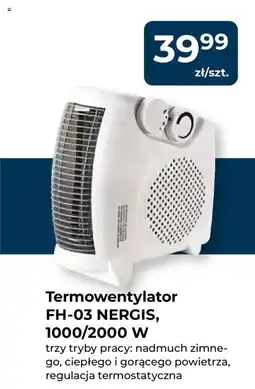 Mrówka Termowentylator FH-03 NERGIS, 1000/2000 W oferta