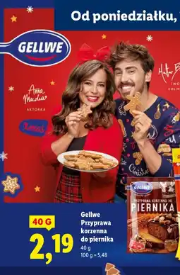 Lidl Przyprawa Gellwe korzenna do piernika oferta