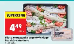 Biedronka Filet z morszczuka argentyńskiego bez skóry Marinero oferta