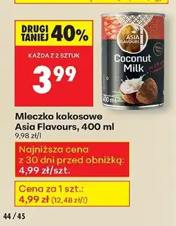 Biedronka Mleczko kokosowe Asia Flavours, 400 ml oferta