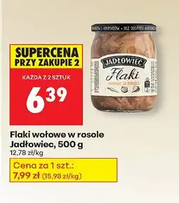 Biedronka Flaki wołowe w rosole Jadłowiec 500g oferta