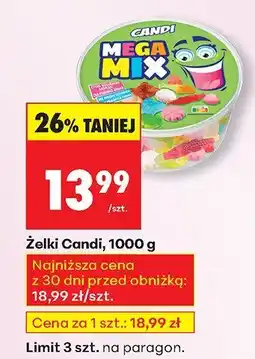 Biedronka Żelki Candi 1000g oferta