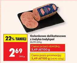 Biedronka Golonkowa delikatesowa z indyka Indykpol oferta