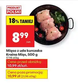 Biedronka Mięso z uda kurczaka Kraina Mięs, 500 g oferta
