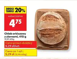 Biedronka Chleb orkiszowy z ziarnami Biedronka oferta