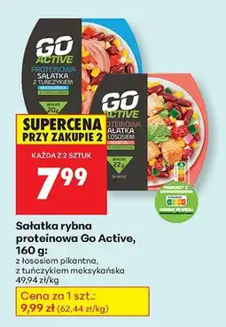 Biedronka Sałatka rybna proteinowa z łososiem pikantna Go Active oferta