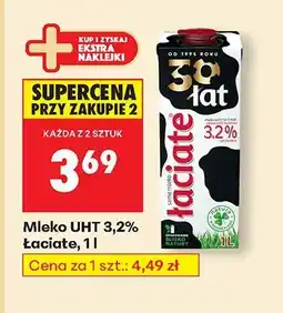 Biedronka Mleko UHT 3,2% Łaciate oferta