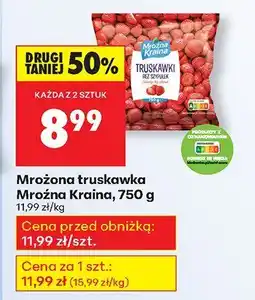 Biedronka Mrożona truskawka 750 g Mroźna Kraina oferta
