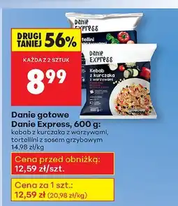 Biedronka Danie gotowe kebab z kurczaka z warzywami Danie Express oferta