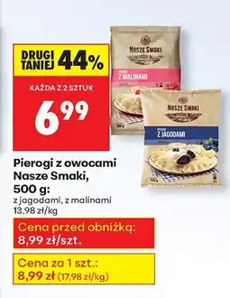 Biedronka Pierogi z jagodami Nasze Smaki oferta