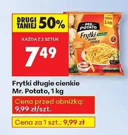 Biedronka Frytki długie cienkie 1 kg Mr. Potato oferta
