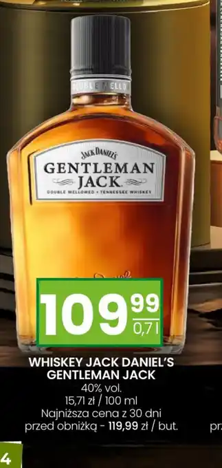 Twój Market WHISKEY JACK DANIEL'S GENTLEMAN JACK oferta