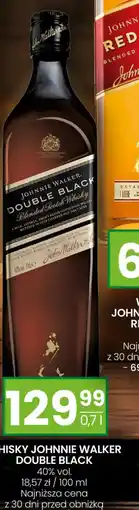 Twój Market WHISKY JOHNNIE WALKER DOUBLE BLACK oferta