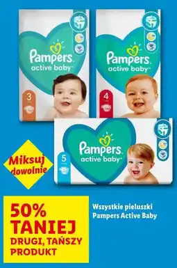 Lidl Pieluszki Pampers Active Baby oferta