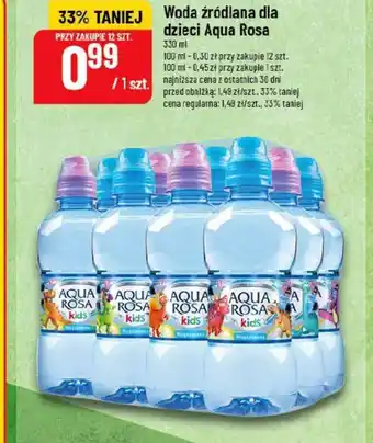 Polomarket Woda źródlana dla dzieci Aqua Rosa oferta