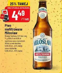 Polomarket Piwo niefiltrowane Miłosław oferta