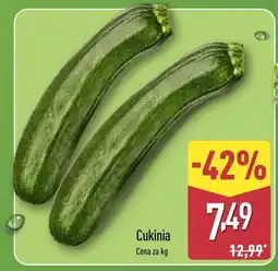 ALDI Cukinia Aldi oferta