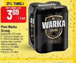 Polomarket Piwo Warka Strong oferta