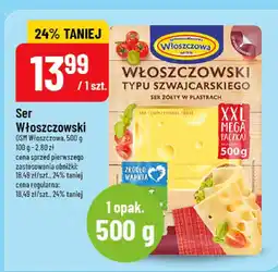 Polomarket Ser Włoszczowski typu szwajcarskiego żółty w plastrach OSM Włoszczowa oferta