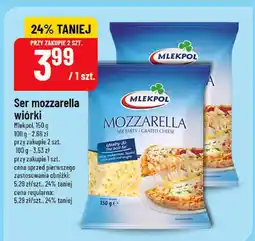 Polomarket Ser mozzarella wiórki Mlekpol oferta