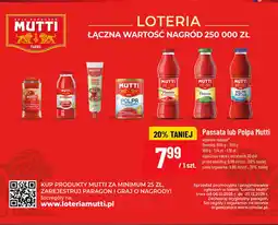 Polomarket Passata lub Polpa Mutti wybrane rodzaje oferta