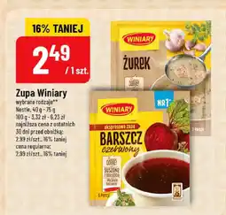 Polomarket Zupa Winiary wybrane rodzaje oferta