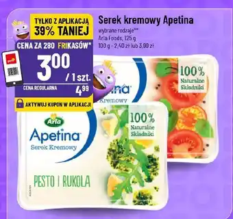 Serek kremowy Apetina różne rodzaje Arla Foods