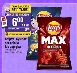 Polomarket Chipsy Lays Max ser cebula lub papryka Frito Lay oferta
