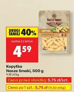 Biedronka Kopytka 500 g Nasze Smaki oferta