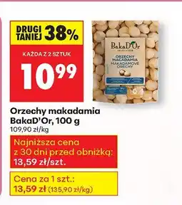 Biedronka Orzechy makadamia 100 g BakaD'Or oferta