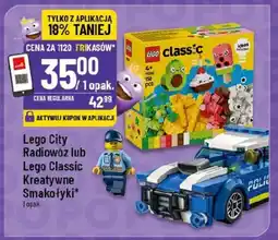 Polomarket Lego City Radiowóz lub Lego Classic Kreatywne Smakołyki oferta