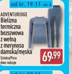 ALDI ADVENTURIDGE Bielizna termiczna oferta