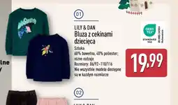 ALDI LILY & DAN Bluza z cekinami dziecięca oferta