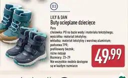 ALDI LILY & DAN Buty ocieplane dziecięce oferta