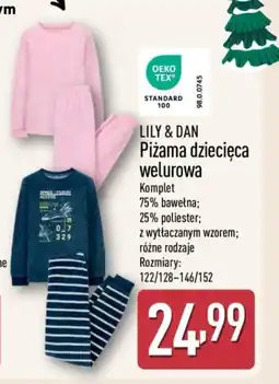 ALDI Piżama dziecięca welurowa oferta