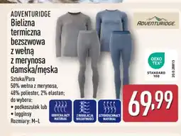 ALDI ADVENTURIDGE Bielizna termiczna oferta