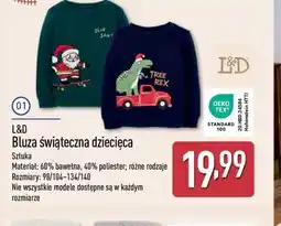 ALDI Bluza świąteczna dziecięca oferta
