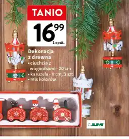 Intermarche Dekoracja z drewna oferta