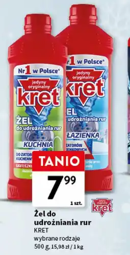 Intermarche Zel do udrożniania rur KRET oferta