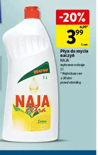 Intermarche Płyn do mycia naczyń NAJA oferta