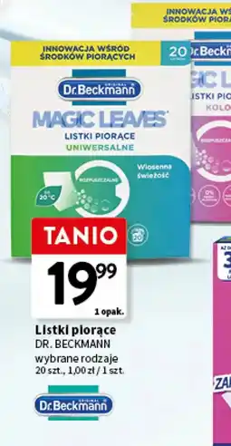 Intermarche Listki piorące Dr. Beckmann Magic Leaves oferta