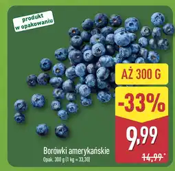 ALDI Borówki amerykańskie 300 g Aldi oferta